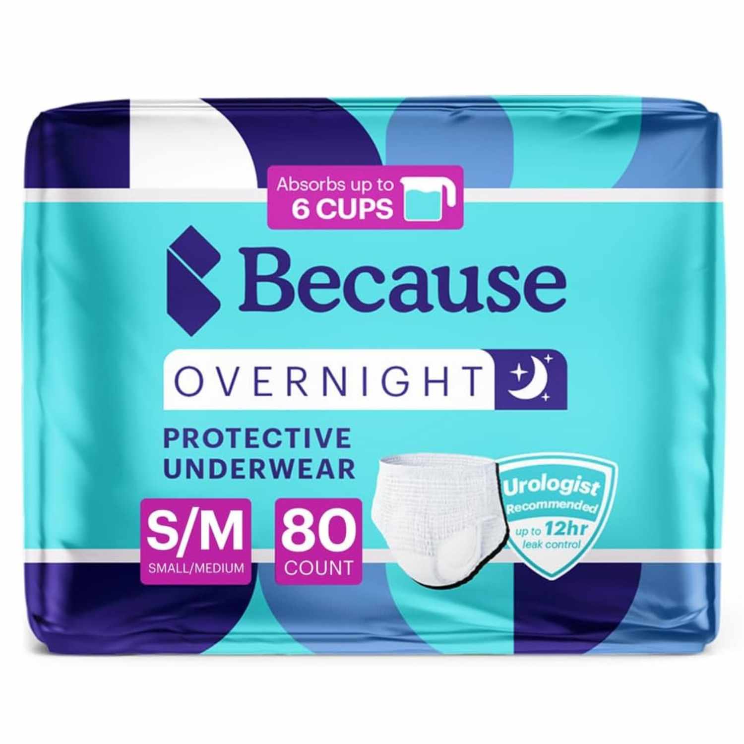 Because Premium Overnight Plus Pull-Up Underwear