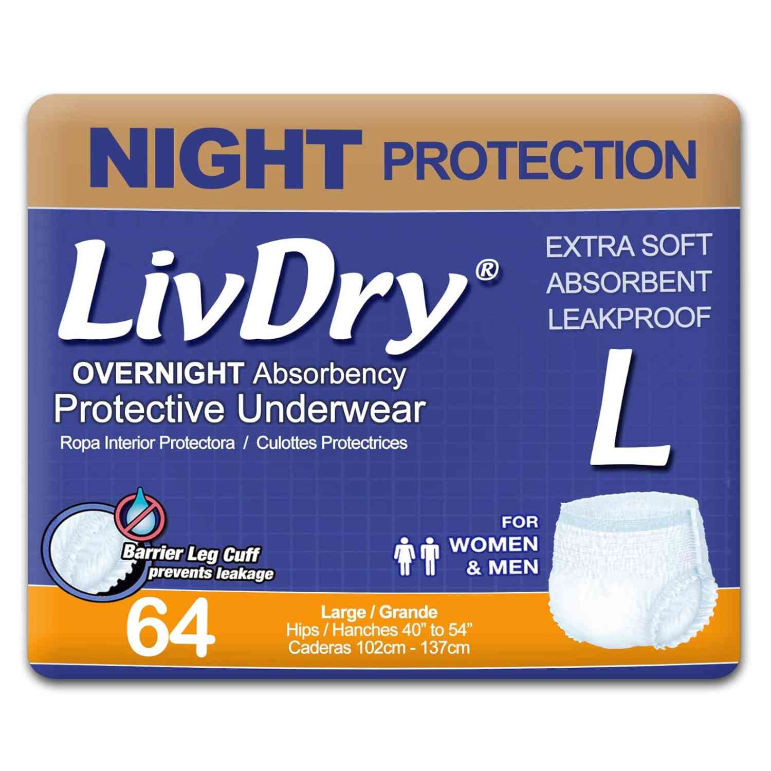 LivDry Adult Incontinence Underwear